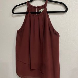 very cute burgundy blouse